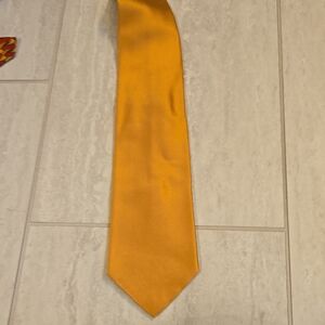 Bachrach Gold Satin Tie